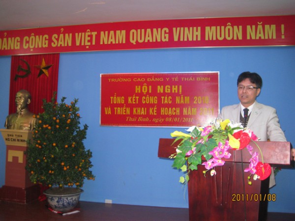 Trường Cao đẳng Y tế Thái Bình tổng kết công tác năm 2010