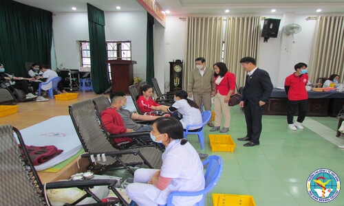 Sôi nổi Ngày hội Hiến máu tình nguyện đợt 2 năm 2020 tại trường Cao đẳng Y tế Thái Bình