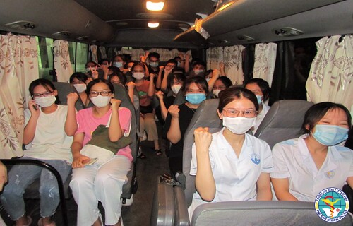 Cán bộ giảng viên, sinh viên tình nguyện trường Cao đẳng Y tế Thái Bình khẩn trương lên đường chống dịch Covid-19