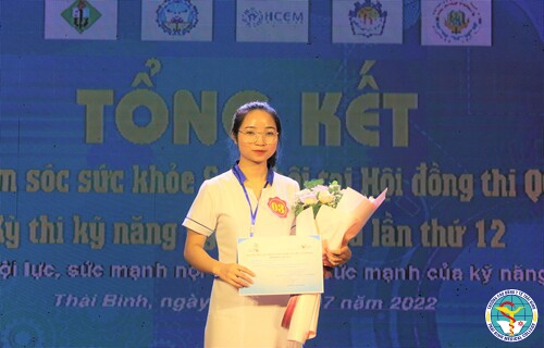 Trường Cao đẳng Y tế Thái Bình đạt Huy chương Vàng tại Kỳ thi Kỹ năng nghề Quốc gia lần thứ 12 năm 2022