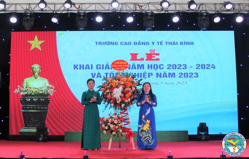 Trường Cao đẳng Y tế Thái Bình khai giảng năm học 2023 - 2024 và Lễ tốt nghiệp năm 2023