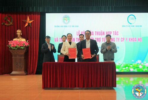 Trường CĐYT Thái Bình ký kết MOU cùng Công ty Cổ phần y khoa NQ: Bước ngoặt trong đào tạo mô phỏng và kỳ vọng đột phá ngành Cấp cứu ngoại viện