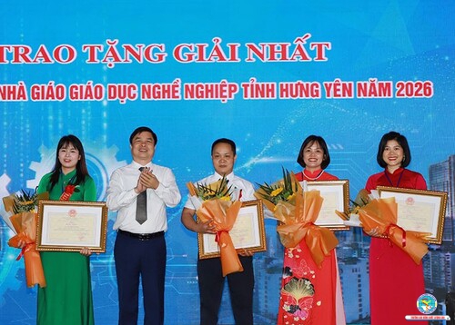Trường Cao đẳng Y tế Thái Bình đạt 01 giải Nhất, 02 giải Ba tại Hội giảng Nhà giáo Giáo dục nghề nghiệp năm 2026 tỉnh Hưng Yên