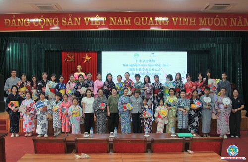 Rực rỡ sắc màu tại "Lễ hội trải nghiệm văn hóa Nhật Bản 2026" của Trường Cao đẳng Y tế Thái Bình
