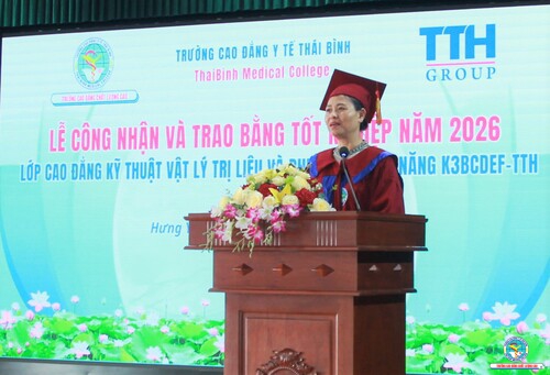 Thành quả ấn tượng từ mô hình đào tạo gắn kết doanh nghiệp giữa Trường Cao đẳng Y tế Thái Bình với Công ty cổ phần TTH Group