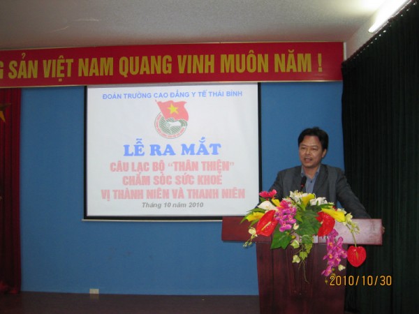 Ra mắt CLB “Thân thiện” Trường Cao đẳng Y tế Thái Bình