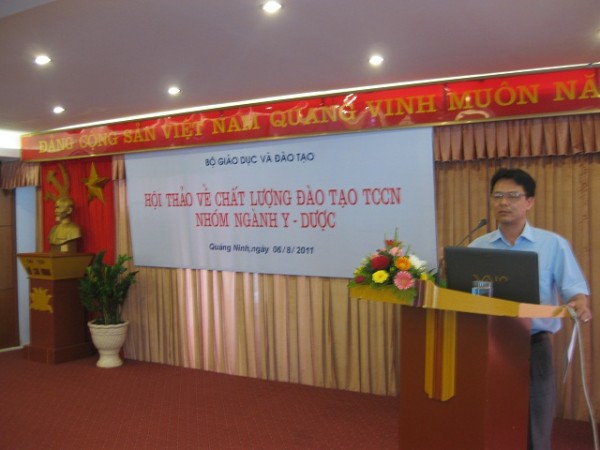 Hội thảo chất lượng đào tạo Trung cấp chuyên nghiệp các ngành Y Dựoc