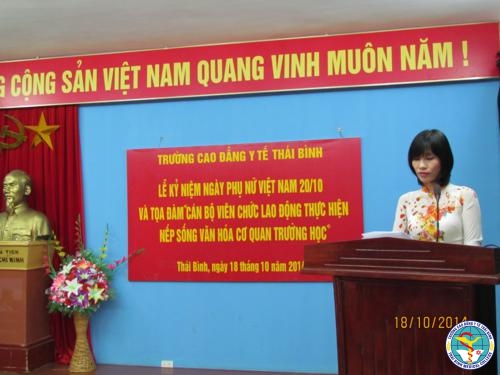 Lễ mít tinh và tọa đàm kỷ niệm ngày phụ nữ Việt Nam 20/10