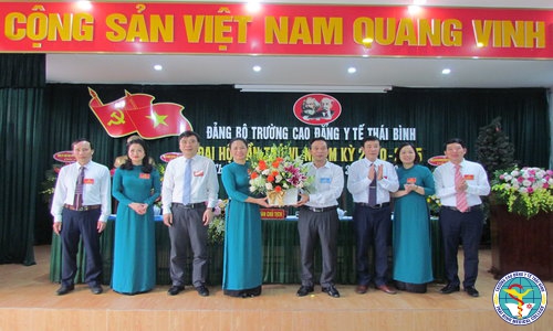 Đại hội Đảng bộ Trường Cao đẳng Y tế Thái Bình lần thứ VI, nhiệm kỳ 2020 - 2025